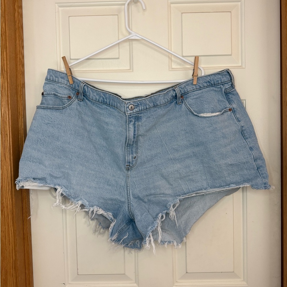 Abercrombie & Fitch Light Blue Jean Shorts